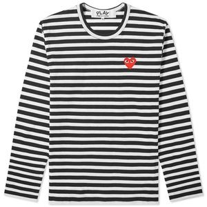 Comme des Garçons Black/White Stripe Long Sleeve